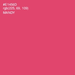 #E1456D - Mandy Color Image