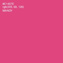 #E1457E - Mandy Color Image