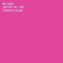 #E1459C - French Rose Color Image