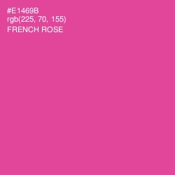 #E1469B - French Rose Color Image