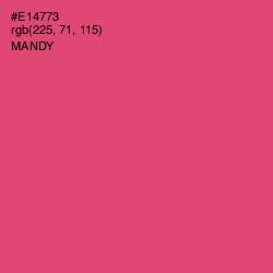 #E14773 - Mandy Color Image