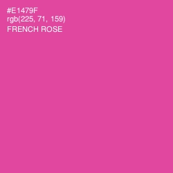 #E1479F - French Rose Color Image