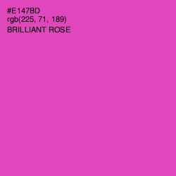 #E147BD - Brilliant Rose Color Image