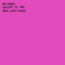 #E14BBC - Brilliant Rose Color Image