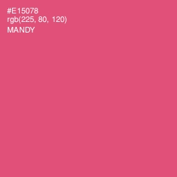 #E15078 - Mandy Color Image