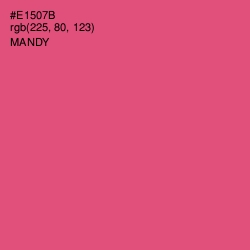 #E1507B - Mandy Color Image