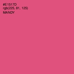 #E1517D - Mandy Color Image