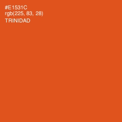 #E1531C - Trinidad Color Image