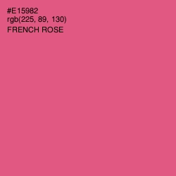 #E15982 - French Rose Color Image