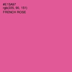 #E15A97 - French Rose Color Image