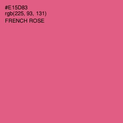 #E15D83 - French Rose Color Image