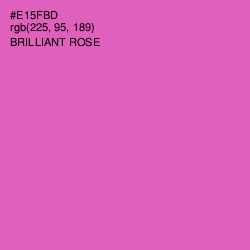 #E15FBD - Brilliant Rose Color Image