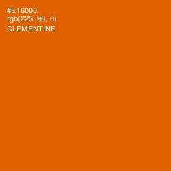 #E16000 - Clementine Color Image