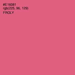 #E16081 - Froly Color Image