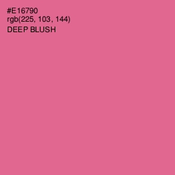 #E16790 - Deep Blush Color Image