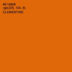 #E16808 - Clementine Color Image