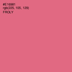 #E16981 - Froly Color Image