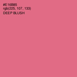 #E16B85 - Deep Blush Color Image