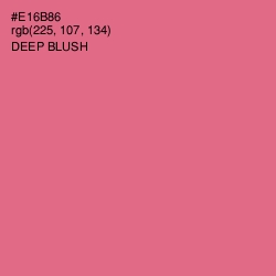 #E16B86 - Deep Blush Color Image