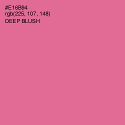 #E16B94 - Deep Blush Color Image