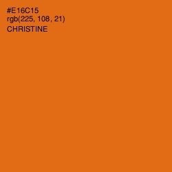 #E16C15 - Christine Color Image