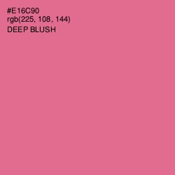 #E16C90 - Deep Blush Color Image