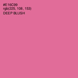 #E16C99 - Deep Blush Color Image