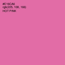 #E16CA6 - Hot Pink Color Image