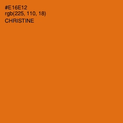 #E16E12 - Christine Color Image