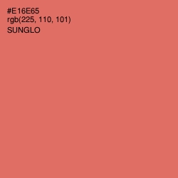 #E16E65 - Sunglo Color Image