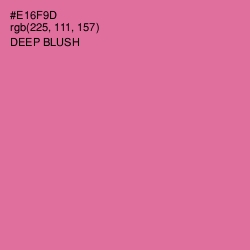 #E16F9D - Deep Blush Color Image