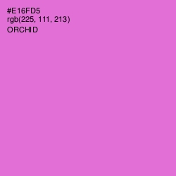 #E16FD5 - Orchid Color Image