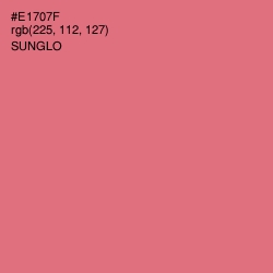 #E1707F - Sunglo Color Image