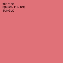 #E17179 - Sunglo Color Image