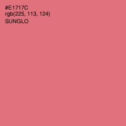 #E1717C - Sunglo Color Image