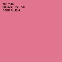 #E1748E - Deep Blush Color Image