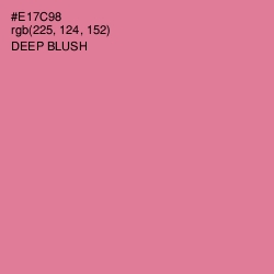 #E17C98 - Deep Blush Color Image