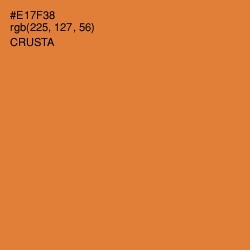 #E17F38 - Crusta Color Image