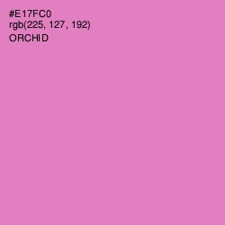 #E17FC0 - Orchid Color Image