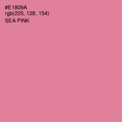 #E1809A - Sea Pink Color Image