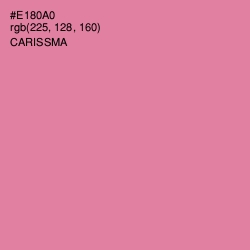 #E180A0 - Carissma Color Image