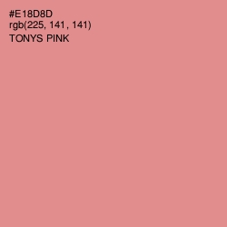 #E18D8D - Tonys Pink Color Image