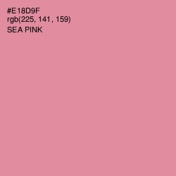 #E18D9F - Sea Pink Color Image
