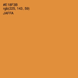 #E18F3B - Jaffa Color Image