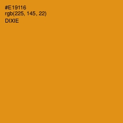 #E19116 - Dixie Color Image