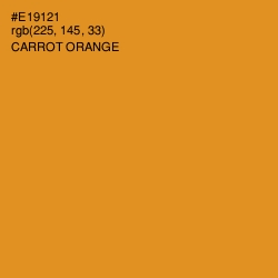 #E19121 - Carrot Orange Color Image