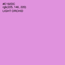 #E192DC - Light Orchid Color Image