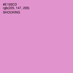 #E193CD - Shocking Color Image