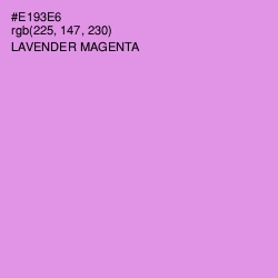 #E193E6 - Lavender Magenta Color Image