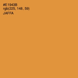 #E1943B - Jaffa Color Image
